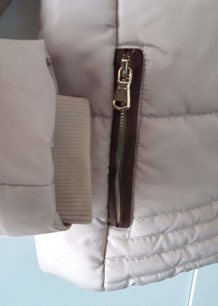 İKİ RENKLİ  KADIN MONTU - Görsel 3