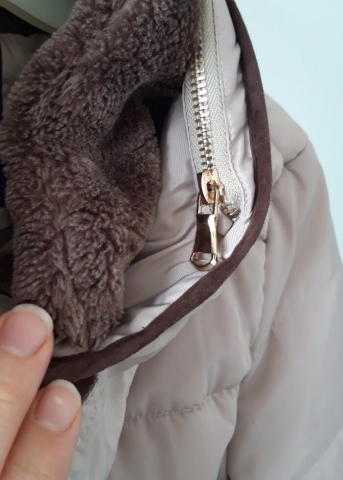 İKİ RENKLİ  KADIN MONTU - Görsel 4