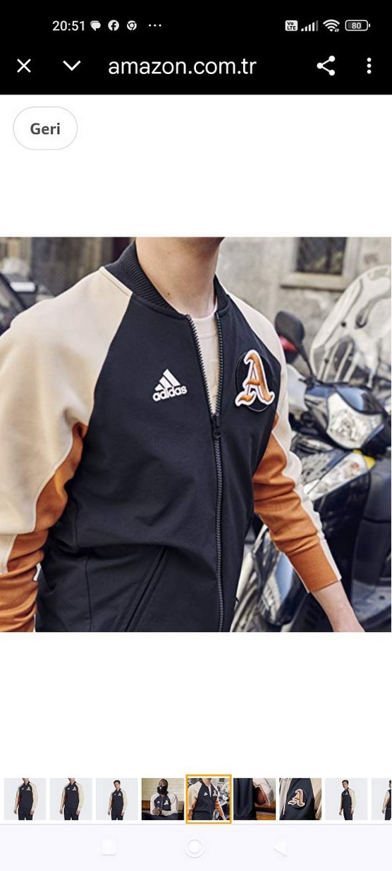 Kadın Lacivert Baskılı Fermuarlı Bomber (Kolej)Ceketi - Görsel 4