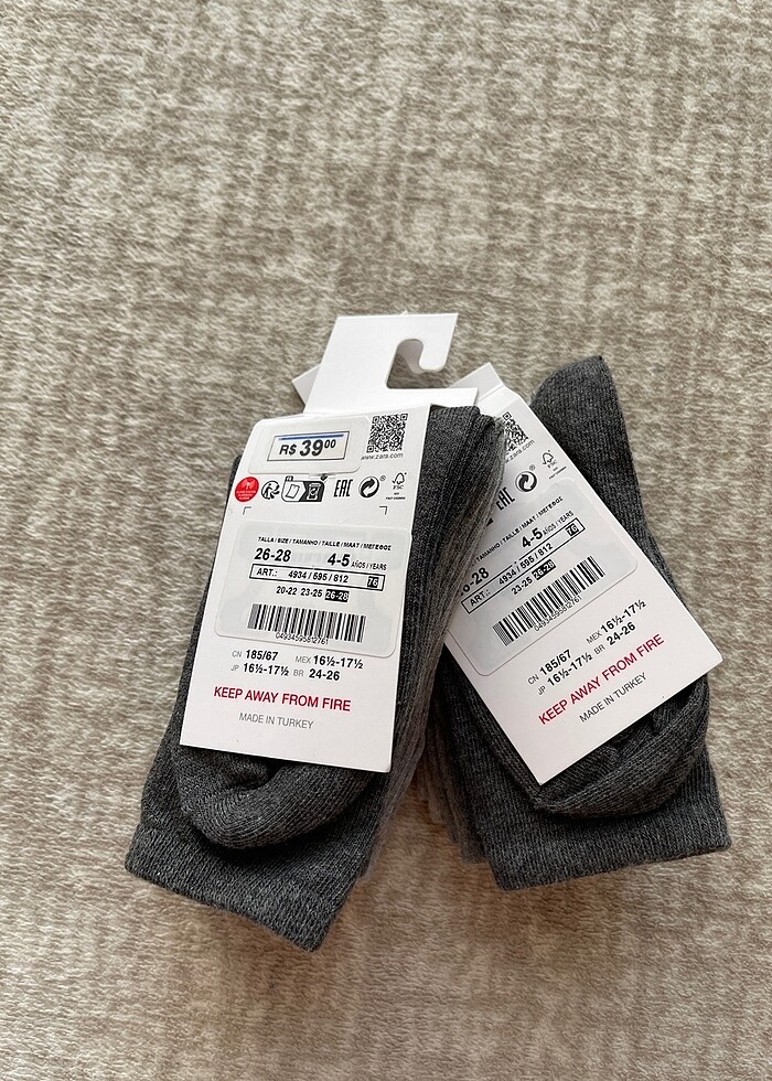 Zara çorap - Görsel 3