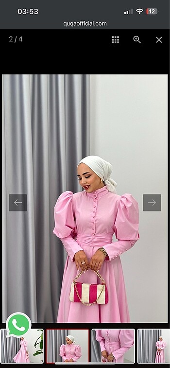 36 Beden Poplin elbise