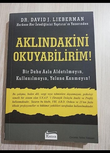 Aklındakini okuyabilirim