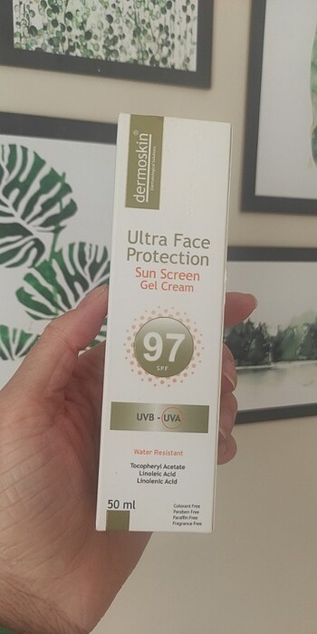 Dermoskin ultra face protection sun screnn gel krem 97 spf