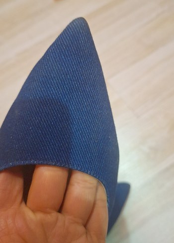 Mavi Denim Stiletto Topuklu Kadın Ayakkabı - Görsel 8