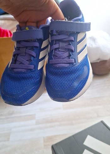 Mavi Erkek Çocuk Sneaker Velcro Bantlı - Görsel 4