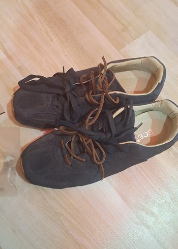 Mavi Gri Süet Bağcıklı Stiletto Topuklu Spor Ayakkabı - Görsel 14