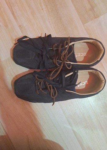 Mavi Gri Süet Bağcıklı Stiletto Topuklu Spor Ayakkabı - Görsel 12