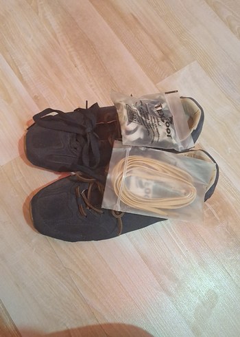 Mavi Gri Süet Bağcıklı Stiletto Topuklu Spor Ayakkabı - Görsel 15