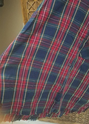 Kadın Çok Renkli Uzun Kollu Düğmeli Gömlek - Görsel 3