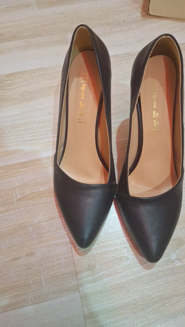 Klasik Siyah Stiletto Topuklu Kadın Ayakkabı - Görsel 3