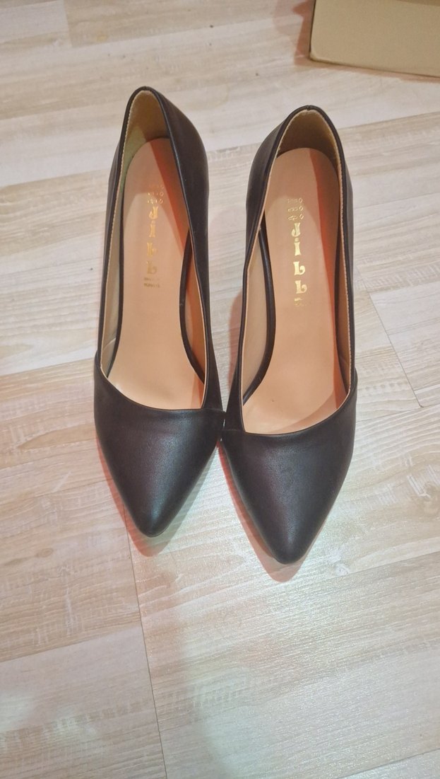 Klasik Siyah Stiletto Topuklu Kadın Ayakkabı - Görsel 2