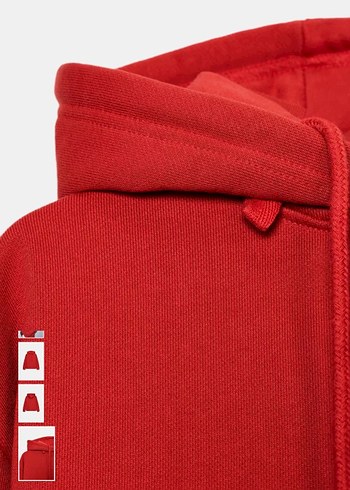 oversize kapüşonlu sweatshirt - Görsel 7