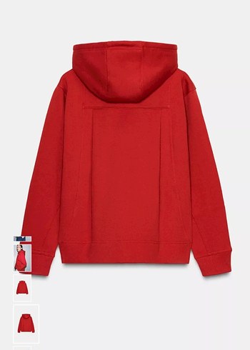 oversize kapüşonlu sweatshirt - Görsel 6