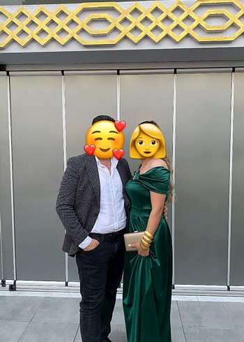 Kadın Şık Uzun Drapeli Straplez Abiye - Görsel 3