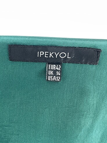 42 Beden yeşil Renk ipekyol Kısa Abiye %70 İndirimli.