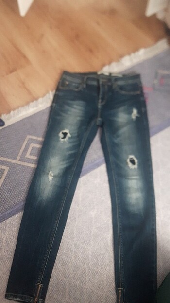 26 Beden lacivert Renk Stradivarius skinny kot pantolon