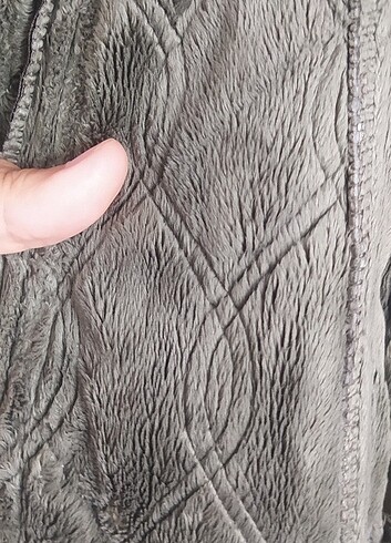 40 Beden yeşil Renk Kapitone içi kürklü mont
