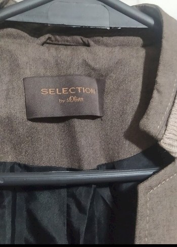 xl Beden Kahverengi tarz Düğmeli Kadın Ceket