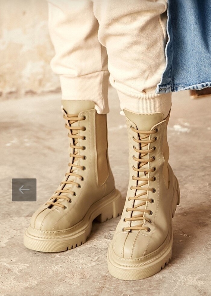 Deri kısa bot - Görsel 2