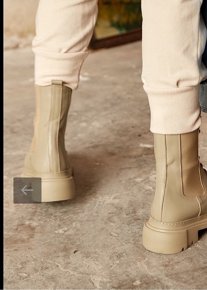 Deri kısa bot - Görsel 3