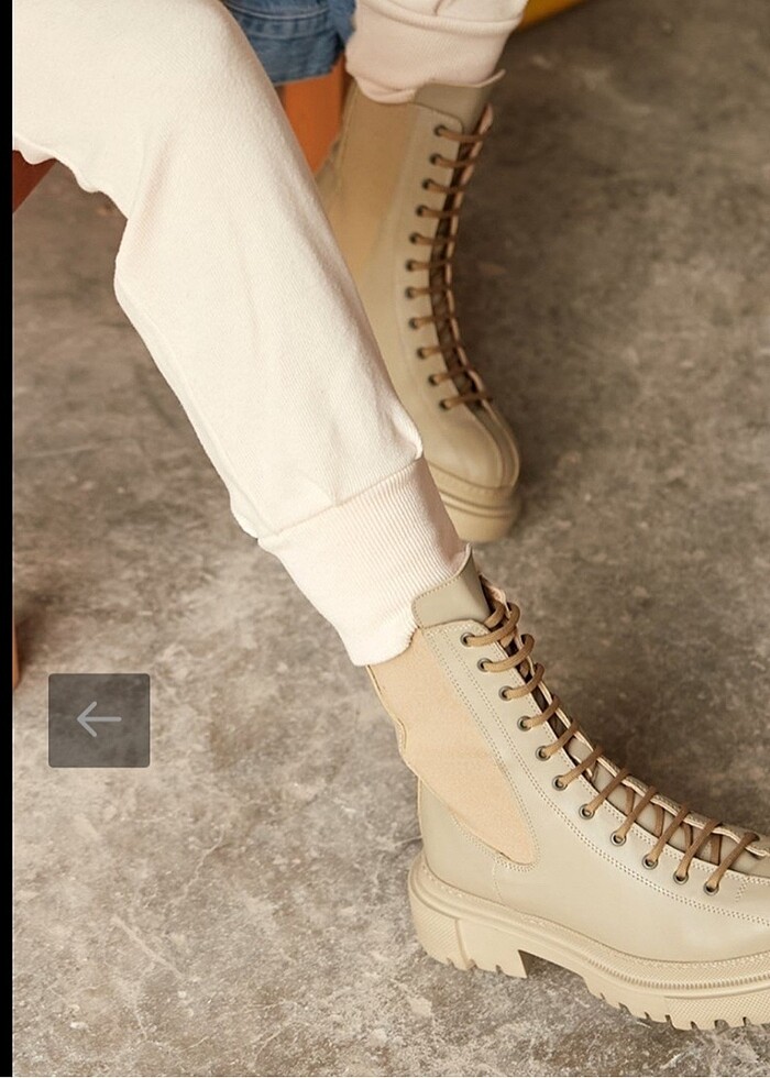 Deri kısa bot - Görsel 4