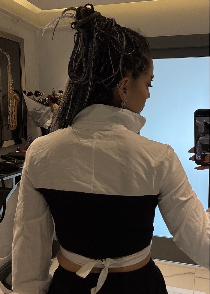 Gömlek crop - Görsel 4