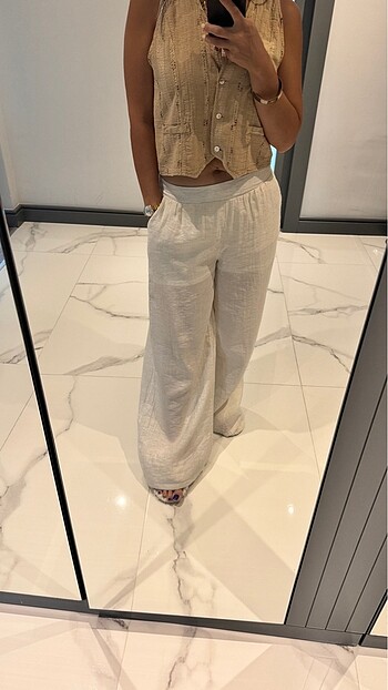 Keten pantolon - Görsel 5