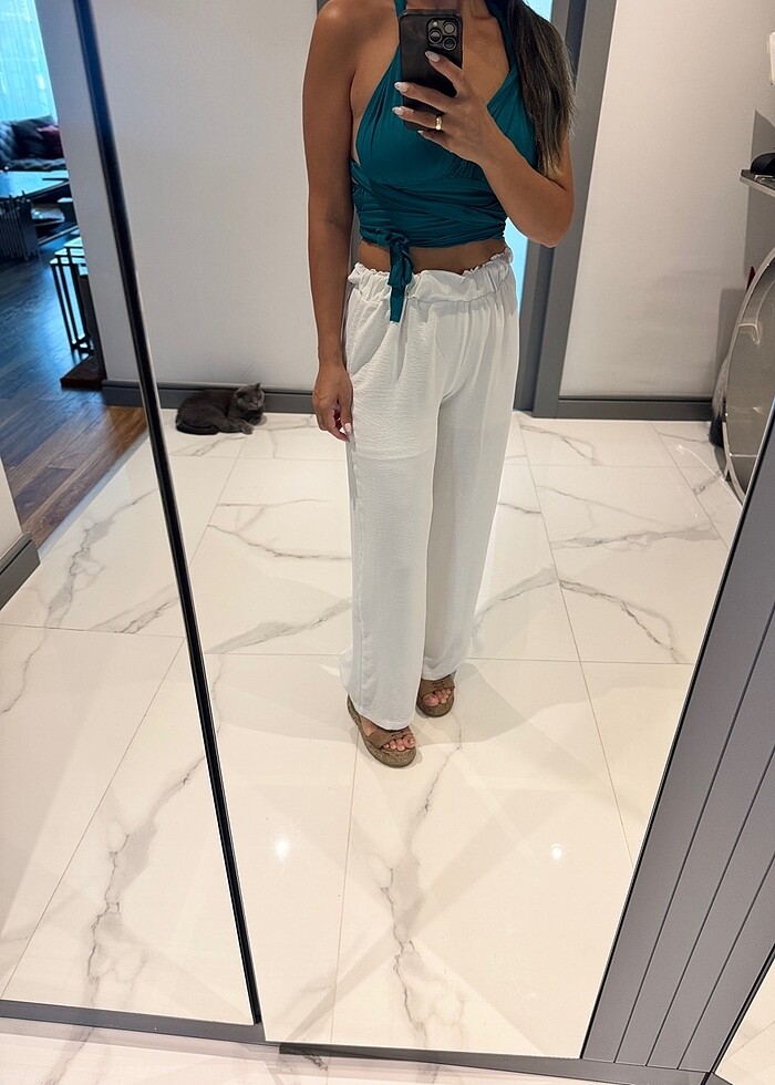 Beyaz pantolon - Görsel 2