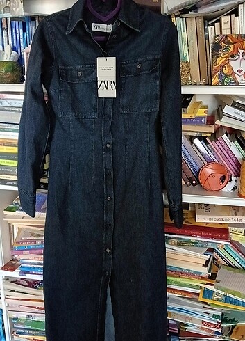 xs Beden Etiketli zara denim elbise