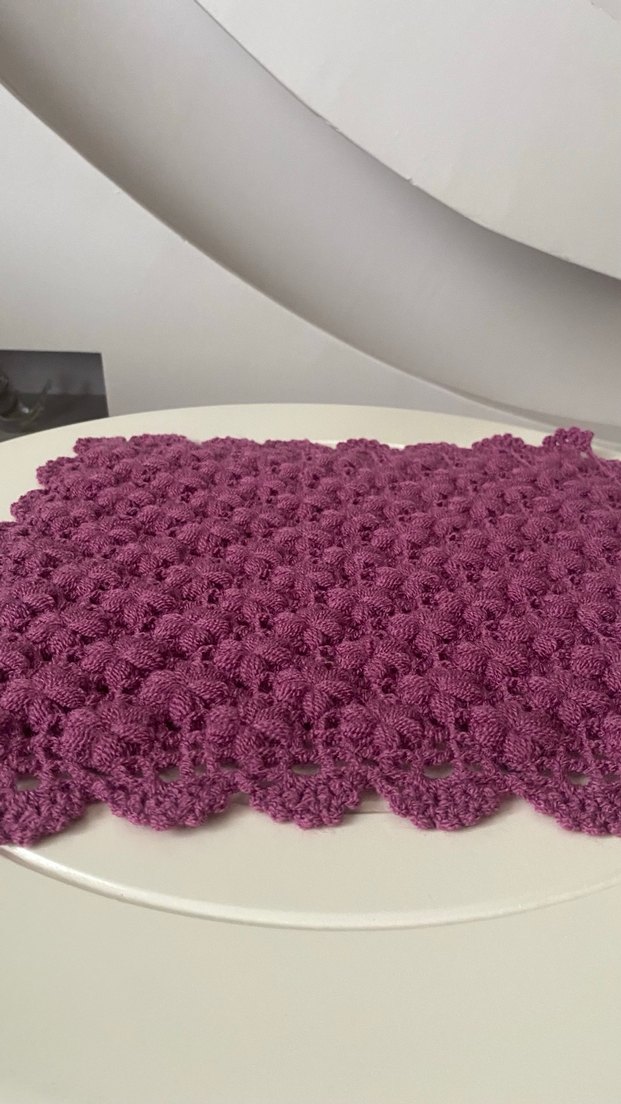 Mor Renkli Banyo Süngeri - Görsel 2