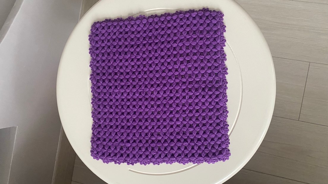 Mor Renkli Banyo Süngeri - Görsel 2