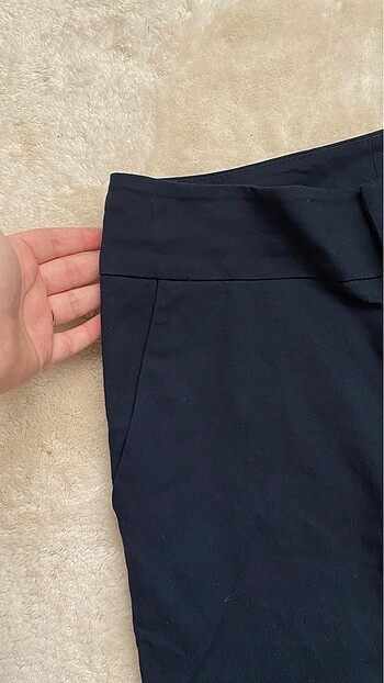 36 Beden W Collection (Vakko) koyu lacivert Kumaş Pantolon