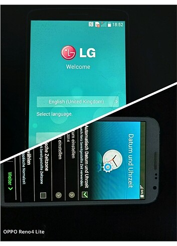 Samsung Galaxy note 2 ve lg G3 