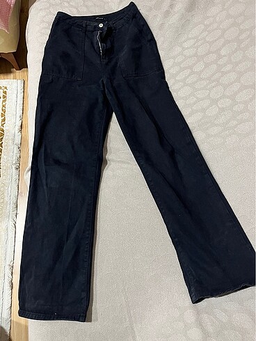 Trendyol & Milla Siyah Kot pantolon