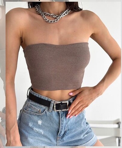 Straplez Crop