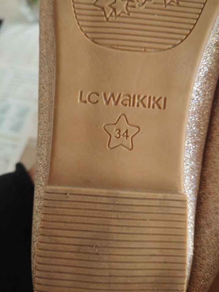 Bej Parlak Fiyonklu Kız Babet - Görsel 3