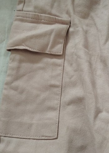 LC Waikiki Bej Düğmeli Midi Kadın Kumaş Pantolon