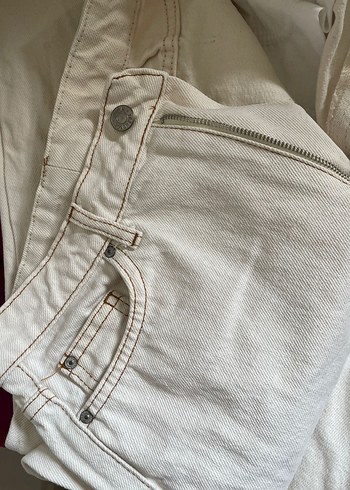 Bej Kadın Süet Cigarette Pantolon - Görsel 7