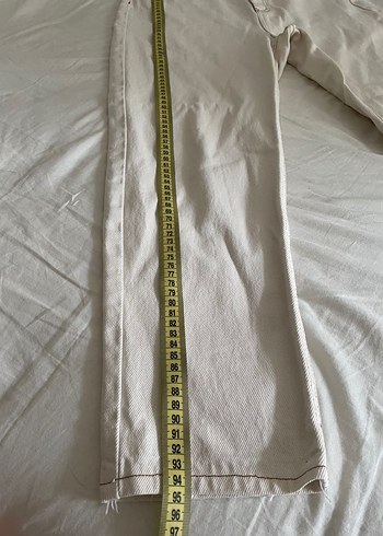 Bej Kadın Süet Cigarette Pantolon - Görsel 4