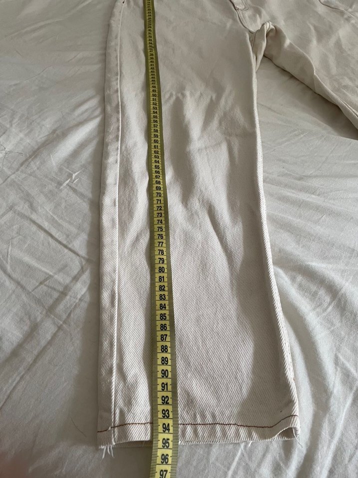 Bej Kadın Süet Cigarette Pantolon - Görsel 4