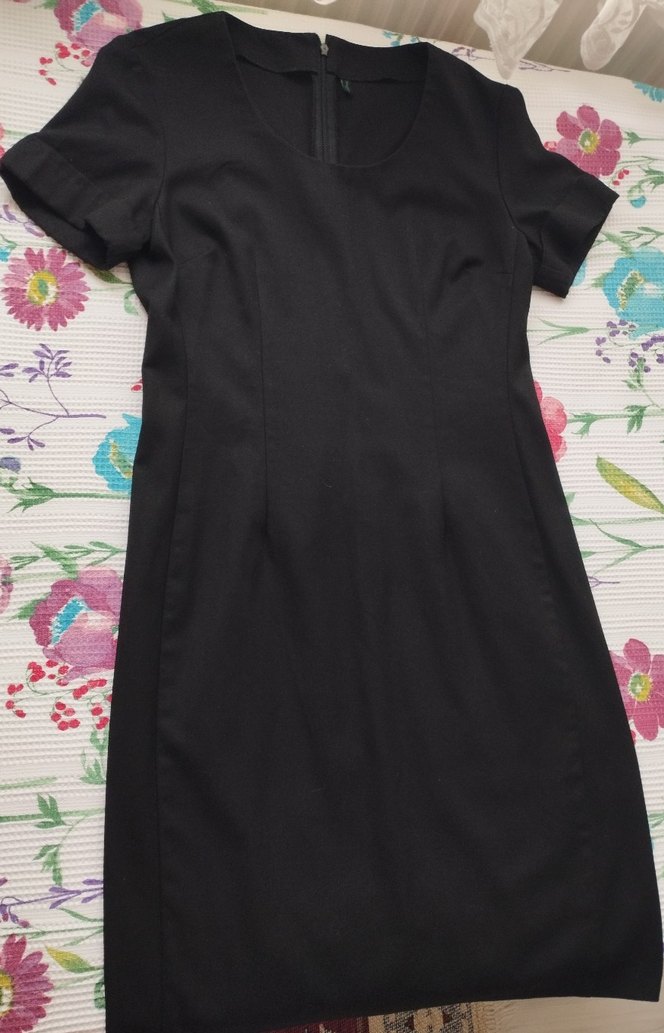 Benetton Siyah Elbise - Görsel 3