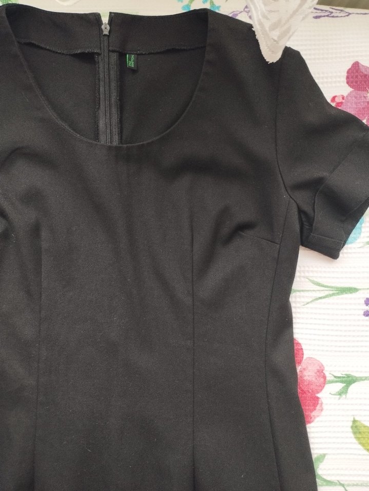 Benetton Siyah Elbise - Görsel 2