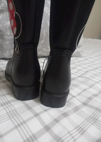 Kız Çocuk Siyah Minnie Mouse Lastikli Bot - Görsel 3