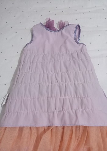 Kız Çocuk Çok Renkli Kat Kat Elbise - Görsel 6