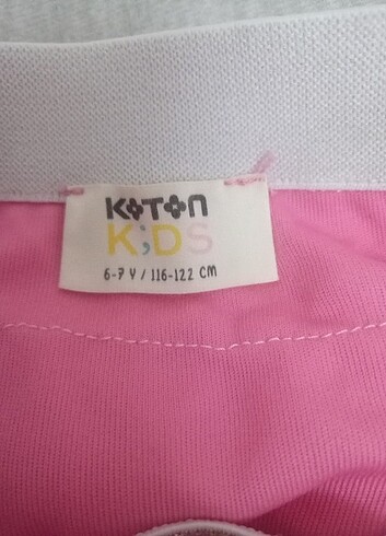 Pembe koton 6/7 yaş tütü etek  - Görsel 4