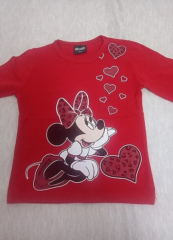 3/4 yas taytlı minie mouse desenli takım - Görsel 3