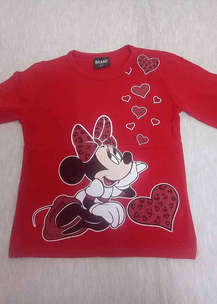 3/4 yas taytlı minie mouse desenli takım - Görsel 3