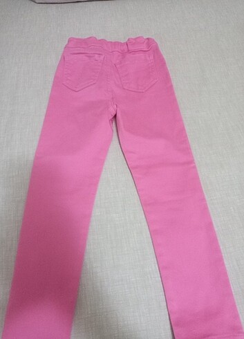 5 Yaş Beden Penti young pembe jean tayt