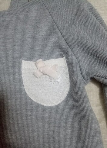 3/4 yaş penye elbise  - Görsel 4