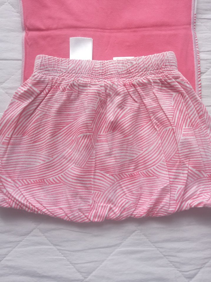 Pembe Baskılı Kısa Kollu Bebek Adidas Takımı - Görsel 2